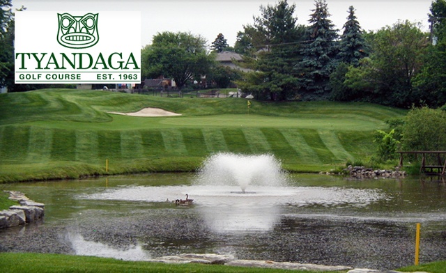 Image of Price Drop! 18 Holes of Golf for 2 or 4 People with Cart and Same-Day Replay
