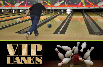 Image of $21.50 for 2 Hours of Bowling for up to 5 People at V.I.P. Lanes (a $43 Value) - Valid Fri.-Sat. 6pm-close