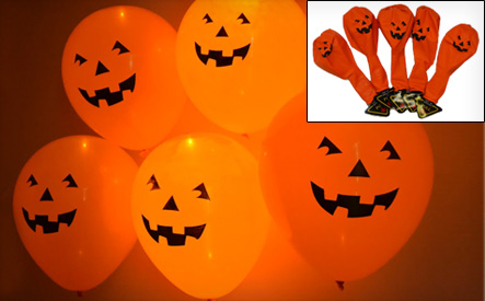 Image of Up to 53% off Light-Up LED Halloween Balloons from Expert Island (2 Options) - Shipping Included