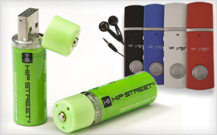 Image of Up to 55% off USB Rechargeable Batteries and MP3 Players from Hip Street (2 Options)