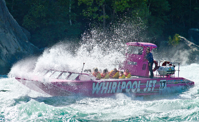 Image of A Niagara Whirlpool Jet Boat and Sunset Dinner Cruise Package in Niagara-on-the-Lake