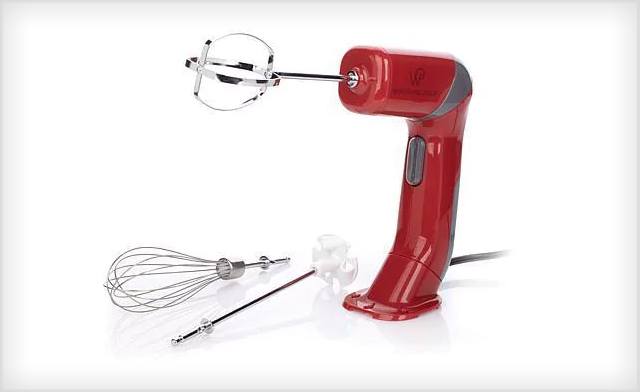 Image of $19 for a Wolfgang Puck Twist and Mix 2-Speed Hand Mixer with 3 Positions (a $44.07 Value)
