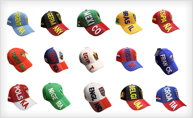 Image of $14 for World Cup Russia 2018 3D Hats (a $55.37 Value)